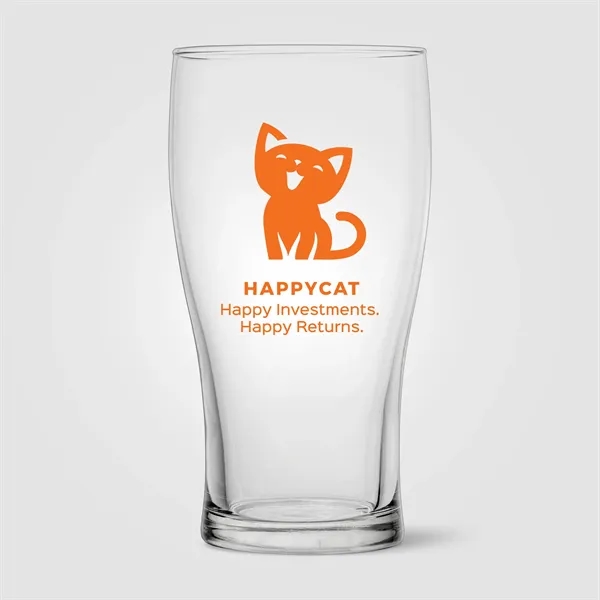 Brewster Beer Glass - 16 oz. - Silkscreen - Brewster Beer Glass - 16 oz. - Silkscreen - Image 0 of 1