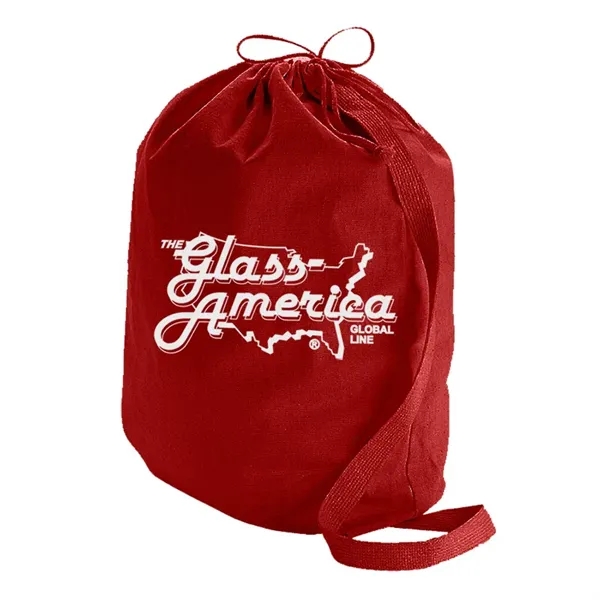 Canvas Drawstring Laundry Bag - Large - Canvas Drawstring Laundry Bag - Large - Image 2 of 4