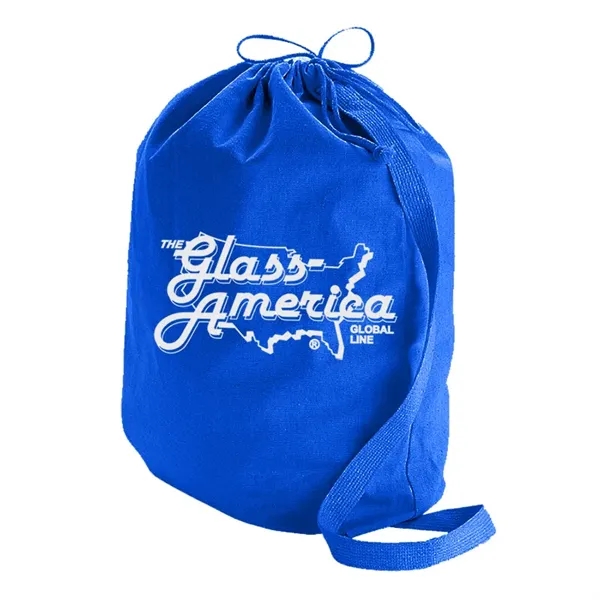 Canvas Drawstring Laundry Bag - Large - Canvas Drawstring Laundry Bag - Large - Image 3 of 4