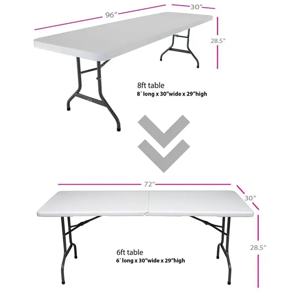 Convertible 8ft Drape to 6ft Fitted - Convertible 8ft Drape to 6ft Fitted - Image 2 of 2