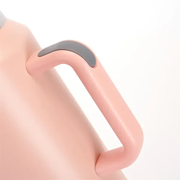 64oz Large Mug Tumbler with Handle and Straw Lid - 64oz Large Mug Tumbler with Handle and Straw Lid - Image 3 of 12