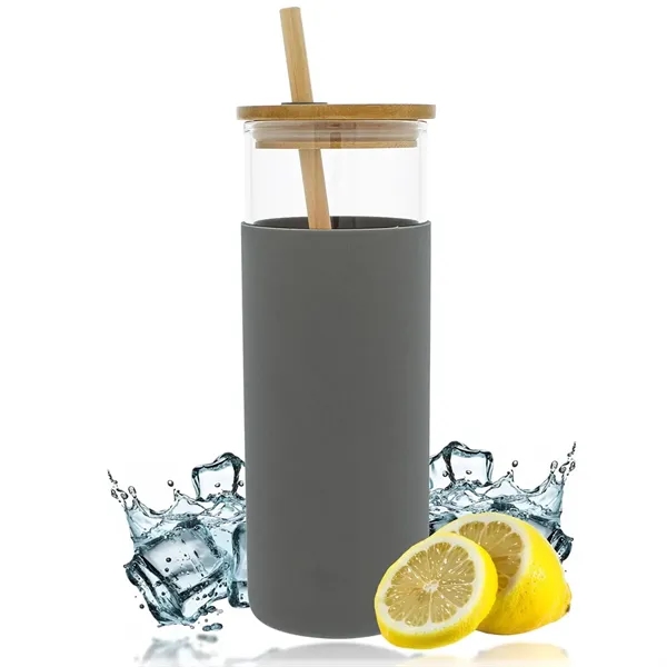 Clear Glass Water Bottle - Clear Glass Water Bottle - Image 1 of 5