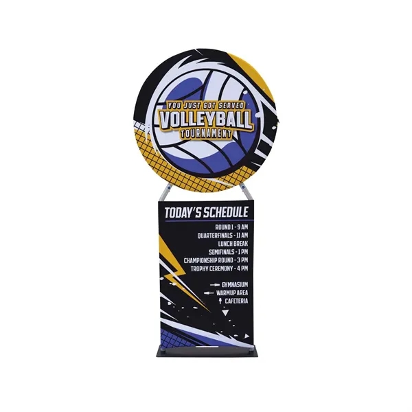 Custom 36" EuroFit Round Banner Display Kit