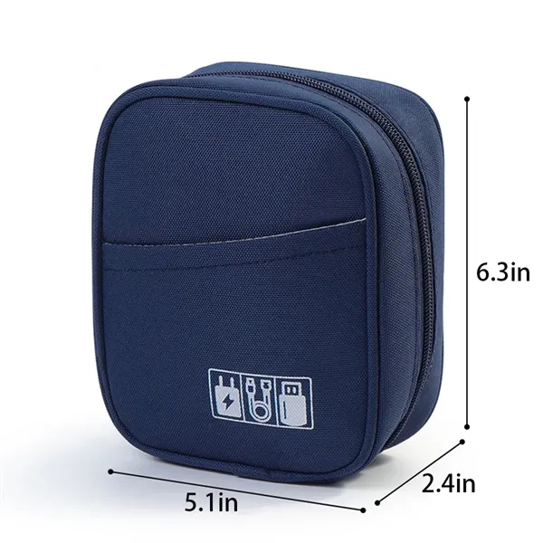 Travel Portable Data Cord Accessories Storage Bag - Travel Portable Data Cord Accessories Storage Bag - Image 1 of 4