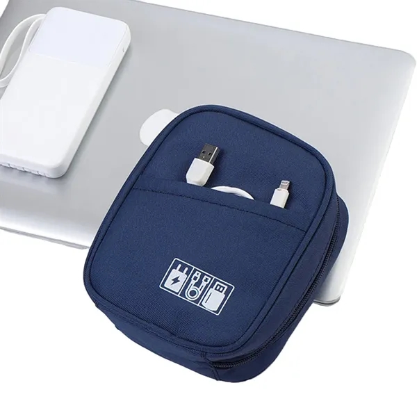 Travel Portable Data Cord Accessories Storage Bag - Travel Portable Data Cord Accessories Storage Bag - Image 4 of 4