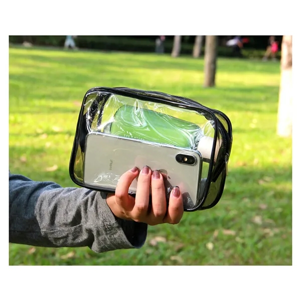 Waterproof PVC Clear Makeup Bag - Waterproof PVC Clear Makeup Bag - Image 9 of 10