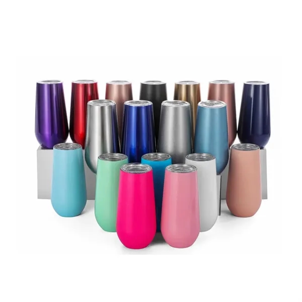 6oz Insulated Stainless Steel Campagne Flute - 6oz Insulated Stainless Steel Campagne Flute - Image 4 of 4