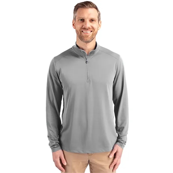 Cutter & Buck Virtue Eco Pique Recycled Quarter Zip Mens ... - Cutter & Buck Virtue Eco Pique Recycled Quarter Zip Mens ... - Image 14 of 17
