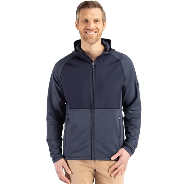 Cutter & Buck Peshastin Fleece Recycled Mens Hybrid Jacket - Cutter & Buck Peshastin Fleece Recycled Mens Hybrid Jacket - Image 9 of 21