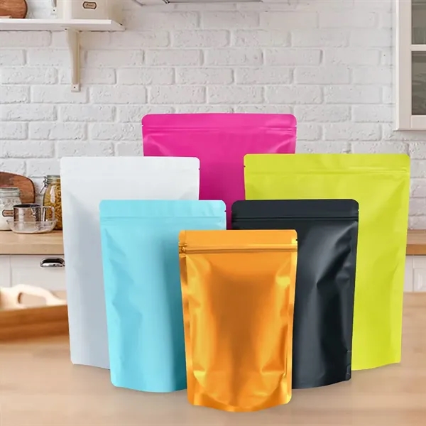 Colorful Resealable Stand-Up Foil Bags for Food Storage - Colorful Resealable Stand-Up Foil Bags for Food Storage - Image 3 of 12