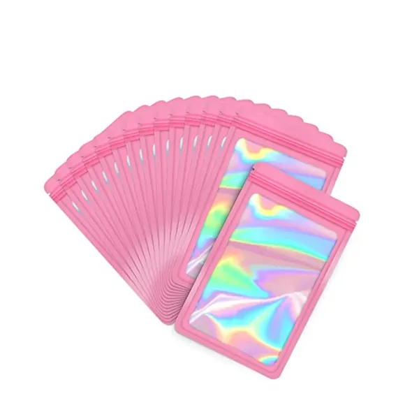 Holographic Resealable Foil Pouch Mylar Bag for Storage - Holographic Resealable Foil Pouch Mylar Bag for Storage - Image 7 of 8