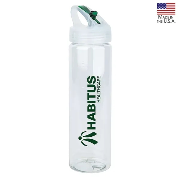 NEWPORT II 25 oz. PET Bottle with Flip Spout - NEWPORT II 25 oz. PET Bottle with Flip Spout - Image 3 of 7