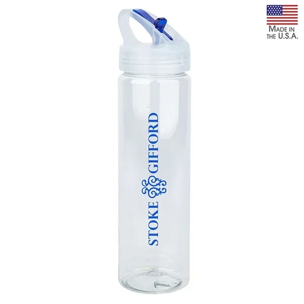NEWPORT II 25 oz. PET Bottle with Flip Spout - NEWPORT II 25 oz. PET Bottle with Flip Spout - Image 4 of 7