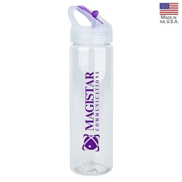 NEWPORT II 25 oz. PET Bottle with Flip Spout - NEWPORT II 25 oz. PET Bottle with Flip Spout - Image 5 of 7
