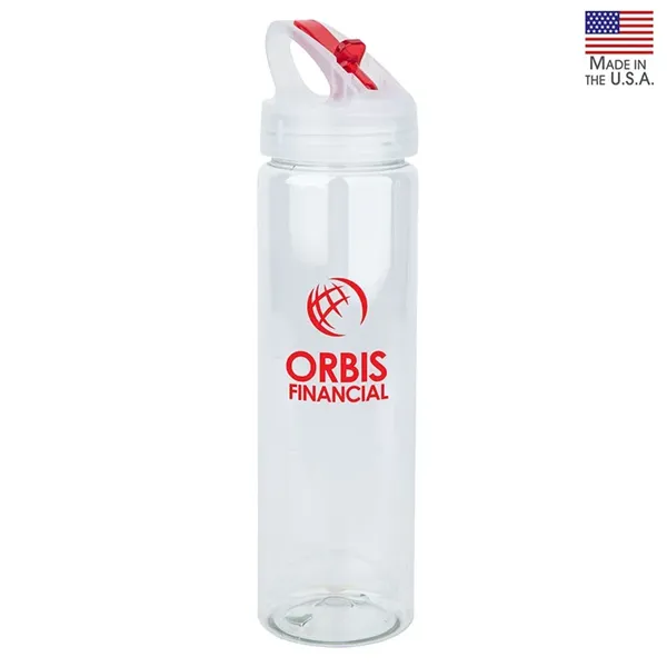 NEWPORT II 25 oz. PET Bottle with Flip Spout - NEWPORT II 25 oz. PET Bottle with Flip Spout - Image 6 of 7