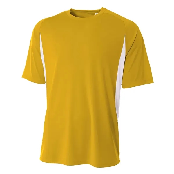 A4 Apparel Cooling Performance Color Blocked Crew - A4 Apparel Cooling Performance Color Blocked Crew - Image 1 of 17
