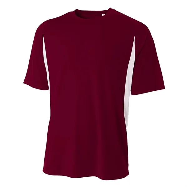 A4 Apparel Cooling Performance Color Blocked Crew - A4 Apparel Cooling Performance Color Blocked Crew - Image 4 of 17
