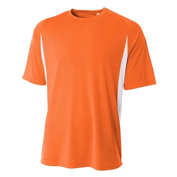 A4 Apparel Cooling Performance Color Blocked Crew - A4 Apparel Cooling Performance Color Blocked Crew - Image 5 of 17
