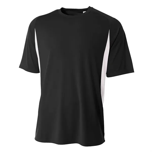 A4 Apparel Cooling Performance Color Blocked Crew - A4 Apparel Cooling Performance Color Blocked Crew - Image 6 of 17
