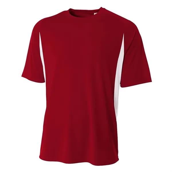 A4 Apparel Cooling Performance Color Blocked Crew - A4 Apparel Cooling Performance Color Blocked Crew - Image 7 of 17