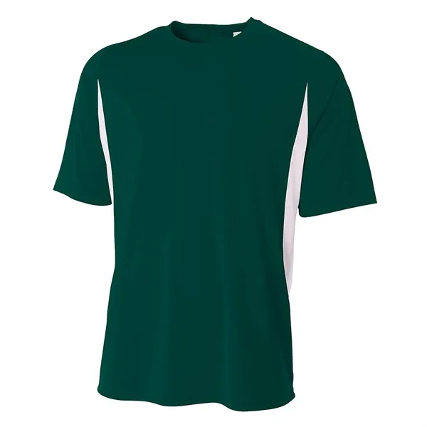 A4 Apparel Cooling Performance Color Blocked Crew - A4 Apparel Cooling Performance Color Blocked Crew - Image 8 of 17