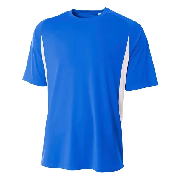 A4 Apparel Cooling Performance Color Blocked Crew - A4 Apparel Cooling Performance Color Blocked Crew - Image 9 of 17
