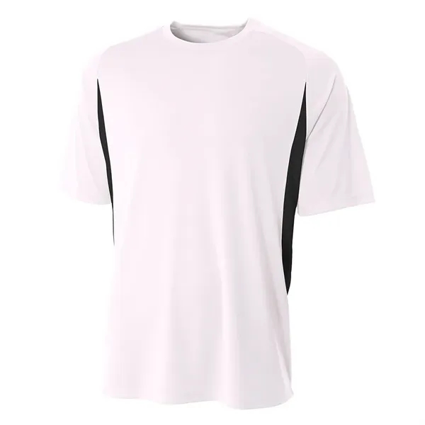 A4 Apparel Cooling Performance Color Blocked Crew - A4 Apparel Cooling Performance Color Blocked Crew - Image 11 of 17
