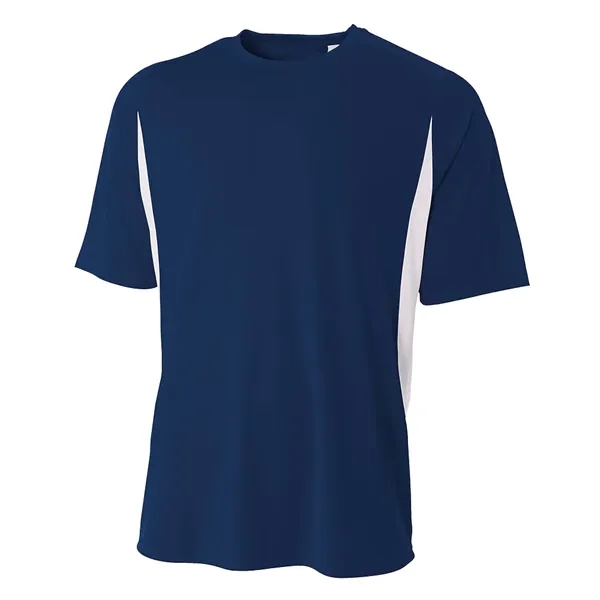 A4 Apparel Cooling Performance Color Blocked Crew - A4 Apparel Cooling Performance Color Blocked Crew - Image 12 of 17
