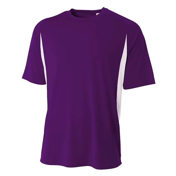 A4 Apparel Cooling Performance Color Blocked Crew - A4 Apparel Cooling Performance Color Blocked Crew - Image 13 of 17