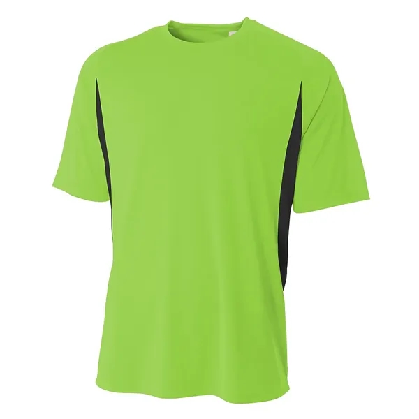 A4 Apparel Cooling Performance Color Blocked Crew - A4 Apparel Cooling Performance Color Blocked Crew - Image 15 of 17