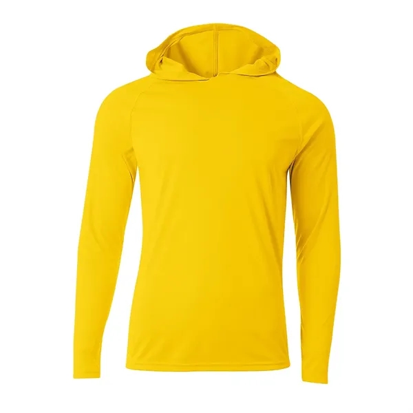 A4 Apparel 5 Star Cooling Performance Long Sleeve Hooded Tee - A4 Apparel 5 Star Cooling Performance Long Sleeve Hooded Tee - Image 4 of 24
