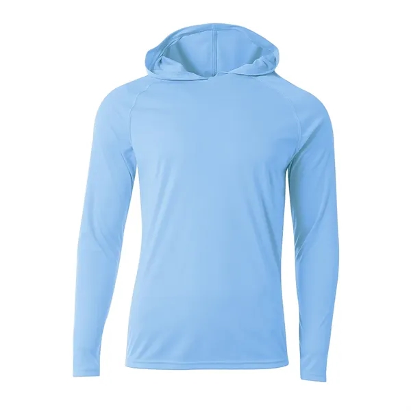 A4 Apparel 5 Star Cooling Performance Long Sleeve Hooded Tee - A4 Apparel 5 Star Cooling Performance Long Sleeve Hooded Tee - Image 6 of 24