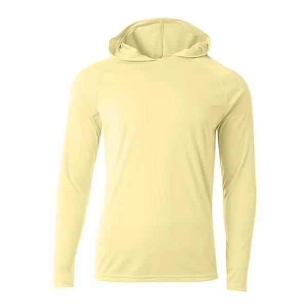 A4 Apparel 5 Star Cooling Performance Long Sleeve Hooded Tee - A4 Apparel 5 Star Cooling Performance Long Sleeve Hooded Tee - Image 8 of 24