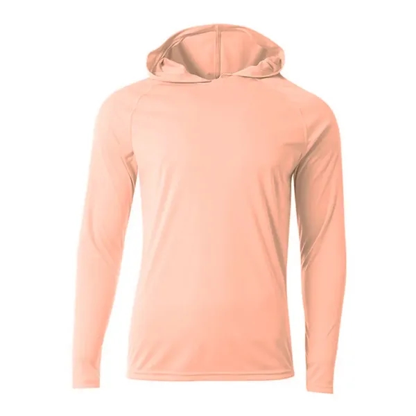 A4 Apparel 5 Star Cooling Performance Long Sleeve Hooded Tee - A4 Apparel 5 Star Cooling Performance Long Sleeve Hooded Tee - Image 17 of 24