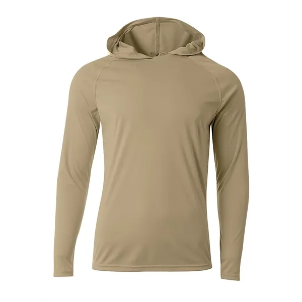 A4 Apparel 5 Star Cooling Performance Long Sleeve Hooded Tee - A4 Apparel 5 Star Cooling Performance Long Sleeve Hooded Tee - Image 18 of 24