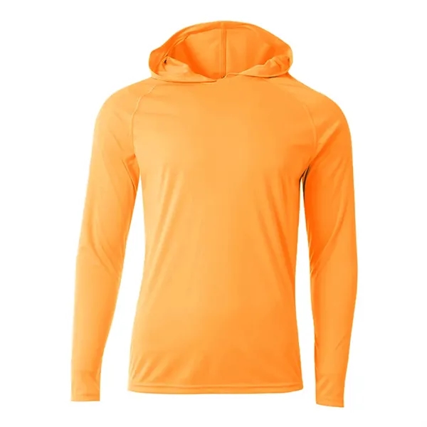 A4 Apparel 5 Star Cooling Performance Long Sleeve Hooded Tee - A4 Apparel 5 Star Cooling Performance Long Sleeve Hooded Tee - Image 19 of 24
