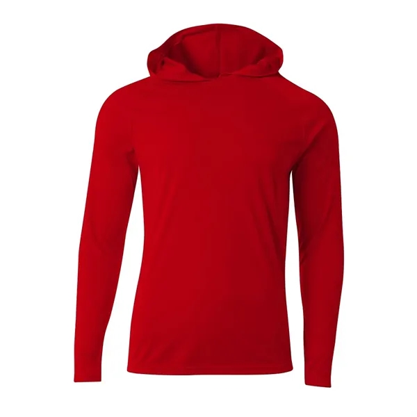 A4 Apparel 5 Star Cooling Performance Long Sleeve Hooded Tee - A4 Apparel 5 Star Cooling Performance Long Sleeve Hooded Tee - Image 21 of 24