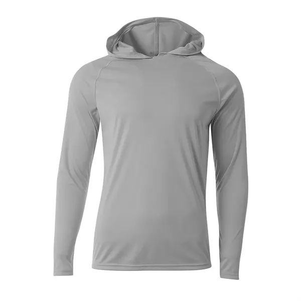 A4 Apparel 5 Star Cooling Performance Long Sleeve Hooded Tee - A4 Apparel 5 Star Cooling Performance Long Sleeve Hooded Tee - Image 22 of 24