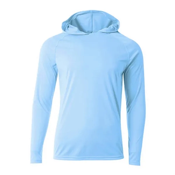 A4 Apparel 5 Star Cooling Performance Long Sleeve Hooded Tee - A4 Apparel 5 Star Cooling Performance Long Sleeve Hooded Tee - Image 23 of 24
