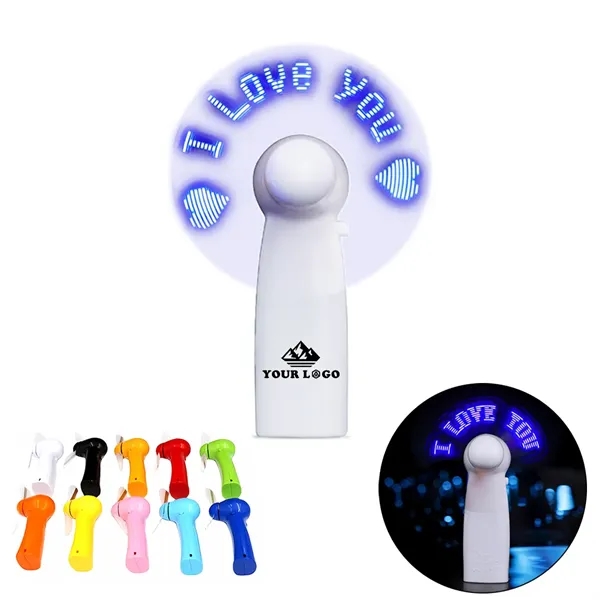 Custom LED Message Handheld Mini Fans