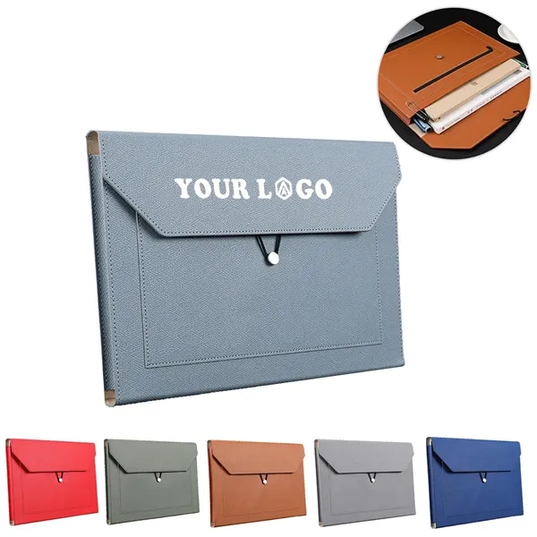 PU Leather Expandable Document Holder - PU Leather Expandable Document Holder - Image 0 of 3