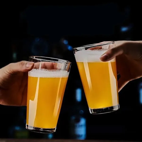 16oz Heavy Base Clear Drinking Pint Beer Glasses - 16oz Heavy Base Clear Drinking Pint Beer Glasses - Image 1 of 3