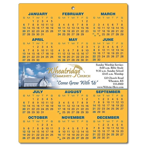 Religious Laminated Calendar Card - 8.5x11 - Religious Laminated Calendar Card - 8.5x11 - Image 0 of 0