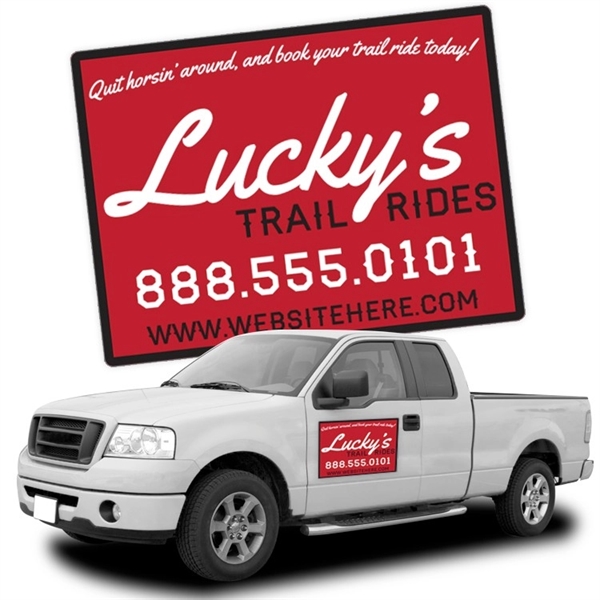 Magnetic Car/Truck/Auto/Vehicle Signs - 24x18 Round Corners - Magnetic Car/Truck/Auto/Vehicle Signs - 24x18 Round Corners - Image 0 of 0