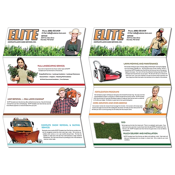 Quad-Fold Flyer Brochure - 11x17 - 4 pt. Gloss Text - Quad-Fold Flyer Brochure - 11x17 - 4 pt. Gloss Text - Image 0 of 0