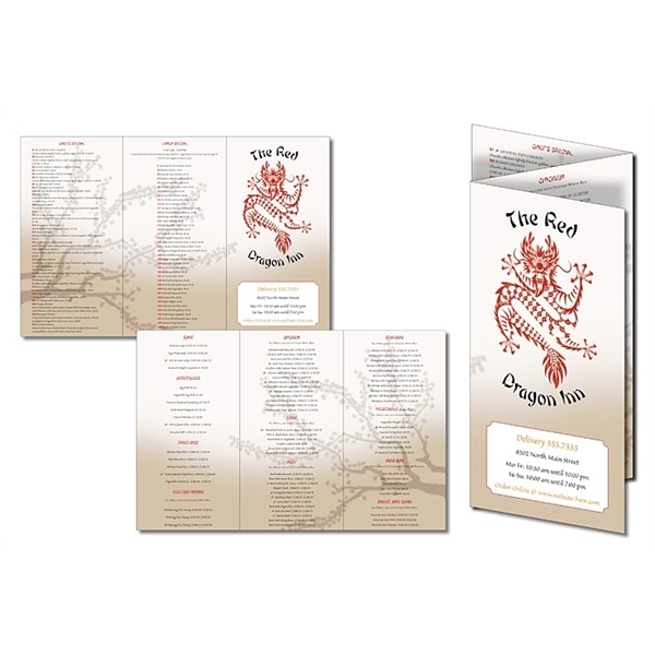 Tri-Fold Flyer Brochure - 11x17 - 4 pt. Gloss Text - Tri-Fold Flyer Brochure - 11x17 - 4 pt. Gloss Text - Image 0 of 0