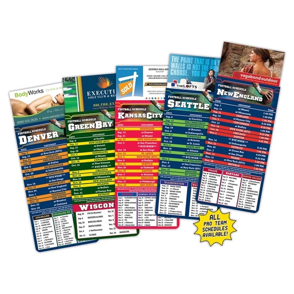 Magna-Card Business Card Magnet - Football Schedules (3.5x9) - Magna-Card Business Card Magnet - Football Schedules (3.5x9) - Image 0 of 0