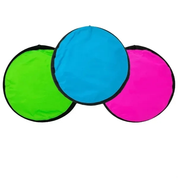 Colorful Nylon Dog Frisbee - Colorful Nylon Dog Frisbee - Image 1 of 5