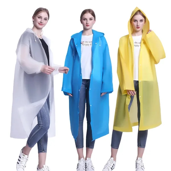 Reusable Rain Ponchos for Adults Lightweight Coats - Reusable Rain Ponchos for Adults Lightweight Coats - Image 2 of 2