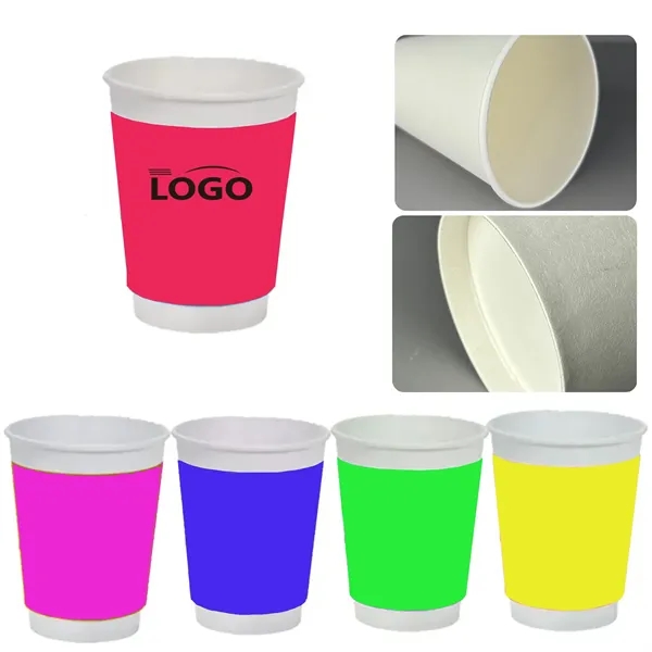 Premium 9oz Leak-Proof Paper Cups For Hot And Cold Drinks - Premium 9oz Leak-Proof Paper Cups For Hot And Cold Drinks - Image 0 of 1